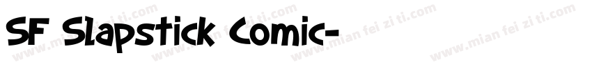 SF Slapstick Comic字体转换